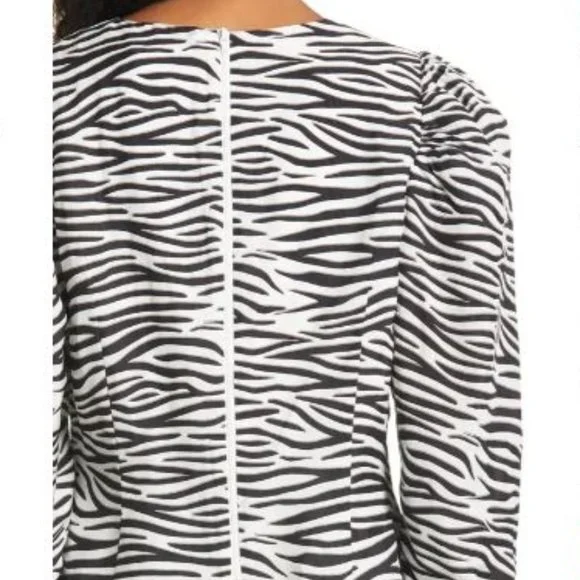 Birgitte Herskind Will Zebra Blouse - Sz 40 - Picture 3 of 13
